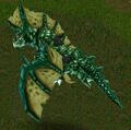 A Green dragon in Warcraft III.