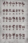 Orcish runes.