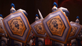 Royal Guards standing to attention during the Siege of Orgrimmar.