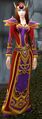 Alliance Sorceress in World of Warcraft, intended to look like a sorceress from Warcraft III.