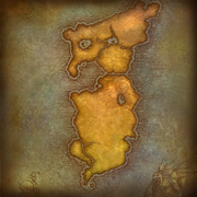 Eastern Kingdoms map, during Vanilla