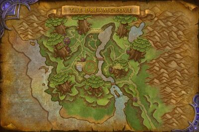 map of the Dreamgrove