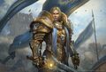 Anduin with Shalamayne (PC Gamer cover artwork by Eric Braddock).