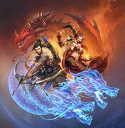 Dragons of the Nexus event key art for Heroes of the Storm