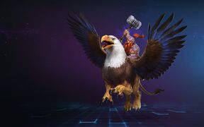 Artwork of Falstad and Swiftwing in Heroes of the Storm.