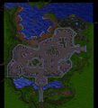 Stratholme layout in Warcraft III: Reforged.