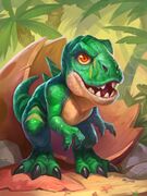 King Krush as a hatchling in Hearthstone.