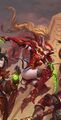 Valeera, as seen on a piece of Heroes of the Storm promotional artwork.