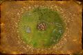 Map of Un'Goro Crater prior to Wrath of the Lich King.