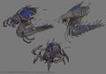 Concept art of Crypt Queen Zagara's minions.