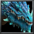 Blue drake from Warcraft III: Reforged.