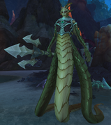 Naga with a tentacle lower body