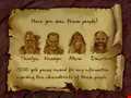The Alliance Expedition leaders in Warcraft Adventures.