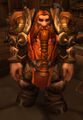 Muradin Bronzebeard in the Stormwind Embassy on the patch 7.3.5 PTR with Magni's old armor.