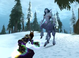 A frost nymph in Northrend
