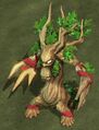 Unique Starcraft II editor remodeled treant from Warcraft III.