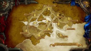 Seething Shore map shown at BlizzCon 2017.