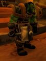 Thrall with the original Doomhammer model.