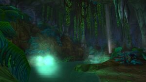 The Cavern of Mists outside the Wailing Caverns