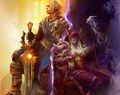 Anduin with Shalamayne on the cover of Before the Storm.