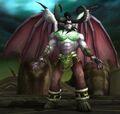 Illidan's model before being updated in Legion.