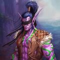 Illidan in Book of Heroes as a hero, during the Third War.
