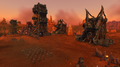 ... Alliance and Horde siege towers...