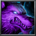 Spirit Wolf unit icon in Warcraft III: Reforged.
