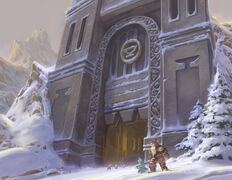 The Gates of Ironforge in the Trading Card Game.