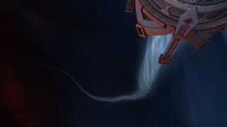 The soul stream flowing out of Oribos... (As seen in-game.)