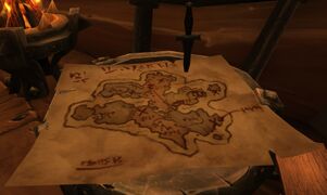 The Draenor map in the Frostwall Garrison War Planning Map.