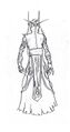 The Burning Crusade concept art for a blood magi, which became the basis for Rommath.