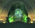 The instance entrance of Sanctum of the Green Dragonflight.