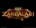 Rise of the Zandalari concept logo, notable green flame instead of blue