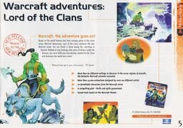 Warcraft Adventures in Sierra Entertainment's Catalogue 97-98