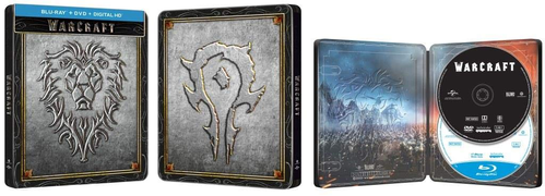 Limited Edition Steelbook which included the Alliance and Horde symbols on either side.