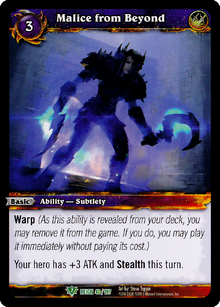 Malice From Beyond TCG card.png