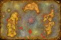 Rough illustration of closed zones and eventual future zones and instances (prior to Mists of Pandaria).
