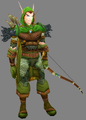 A typical green elven ranger.