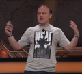 Ion sporting the shirt at the BlizzCon 2023 War Within Deep Dive Panel.[10]