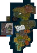 Tol Barad appeared in the minimap of the Eastern Kingdoms in the Cataclysm alpha.