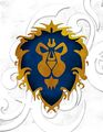 Alliance logo from the World of Warcraft 5 Year Anniversary: BattleCry, "Proud, noble, majestic: a perfect symbol for the Alliance."