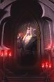A painting of Denathrius in the Hearthstone: Murder at Castle Nathria trailer.