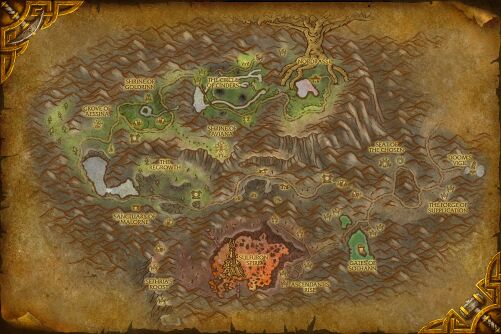 Mount Hyjal map