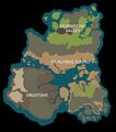 Map of Kul Tiras shown at BlizzCon 2017.