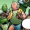 A young ogre child in The Comic.