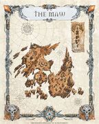 Map of the Maw in the Grimoire of the Shadowlands and Beyond.