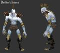 Undead male wearing the Defiler's Intent set