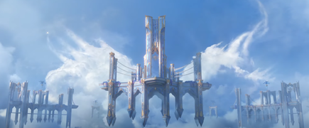 The Spires of Ascension in Bastion.