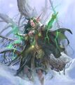 Archdruid Lilliandra in the Trading Card Game.